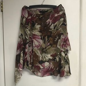 Express | Cute floral skirt size s